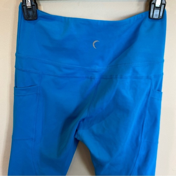 Zyia Light N Tight Leggings Royal Blue Cropped Size 4 - Picture 5 of 5